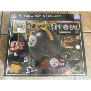 NFL Pittsburgh Steelers 500 Piece Puzzle Super Bowl Champions 24 x 18